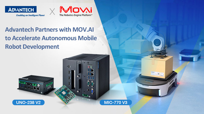 Advantech partners with MOV.AI for autonomous mobile robot development